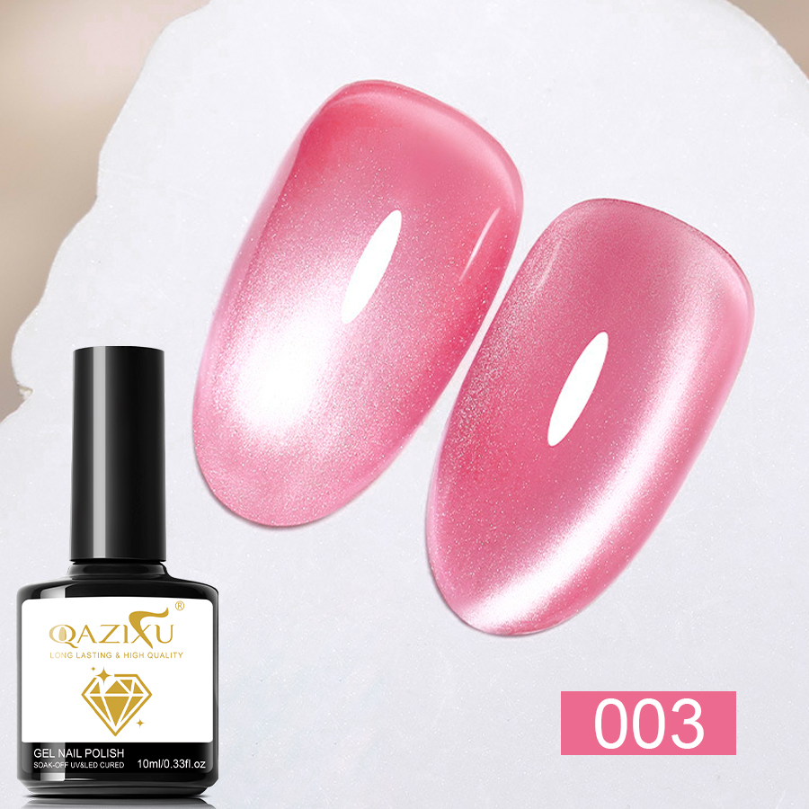 Nail Art Valentines Day - طلاء أظافر جل بتأثير عين القطة