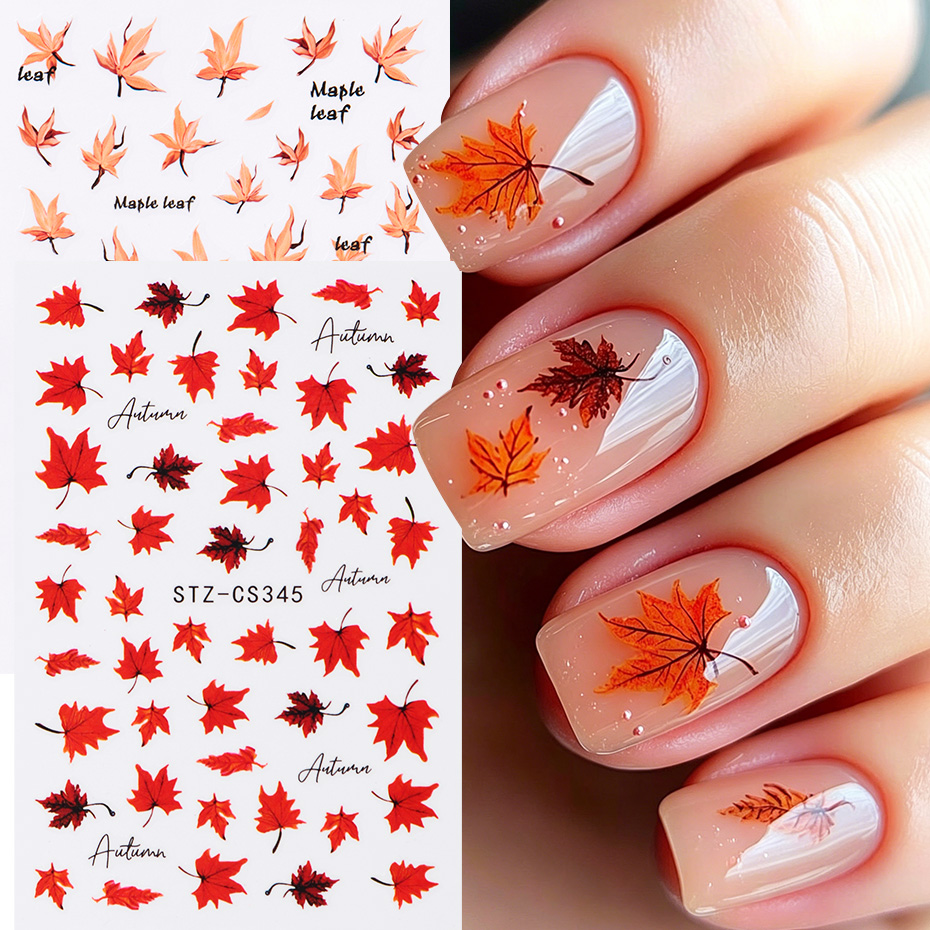 قطعتان من ملصقات الأظافر بتصمي - مراجعة Nail Art Orange وسعره