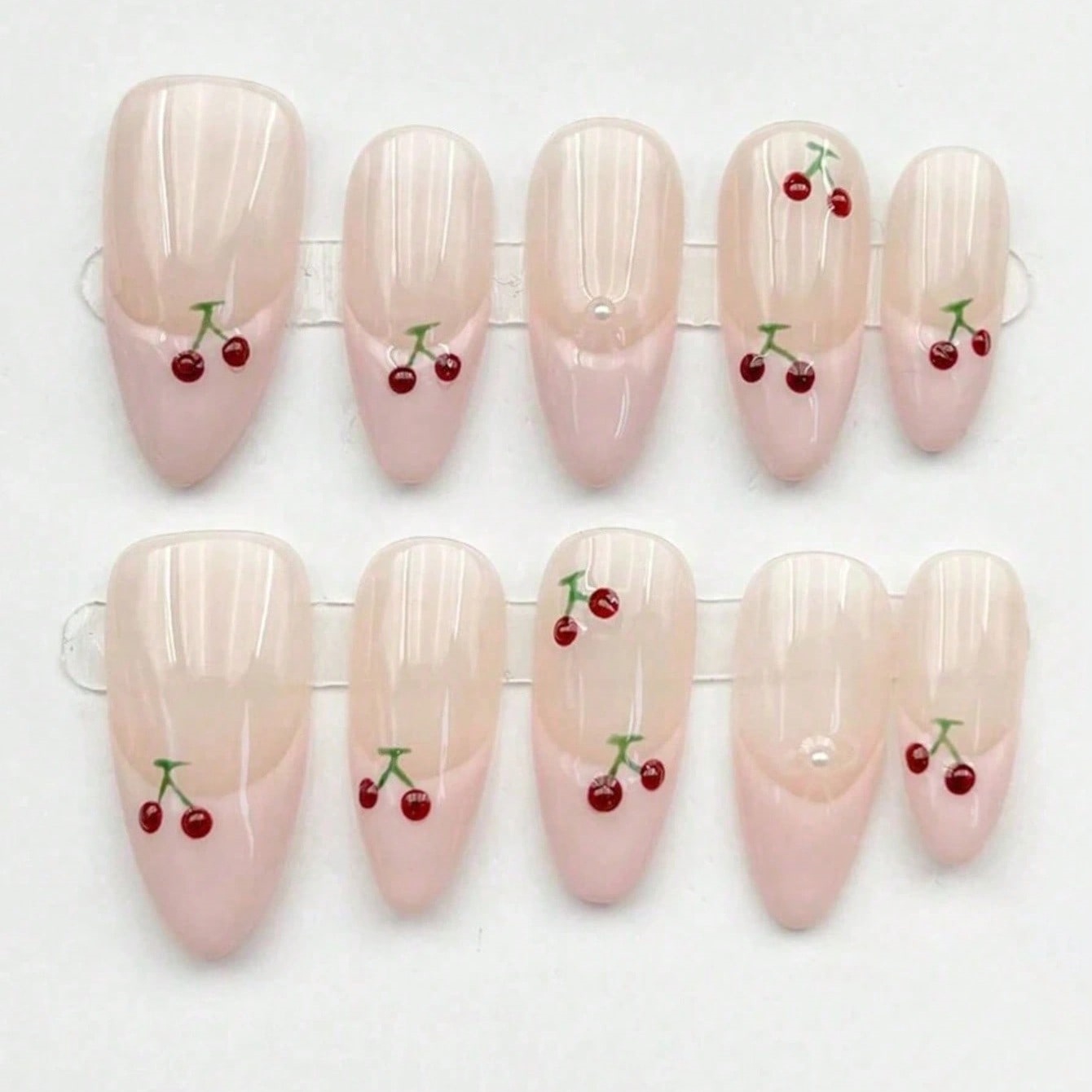 10 قطع من الأظافر الاصطناعية م - مراجعة Nail Art Pink وسعره