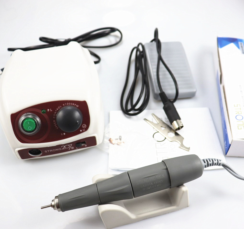 جهاز حفر الأظافر STRONG 210/20 - مراجعة Nail Drill Machine وسعره